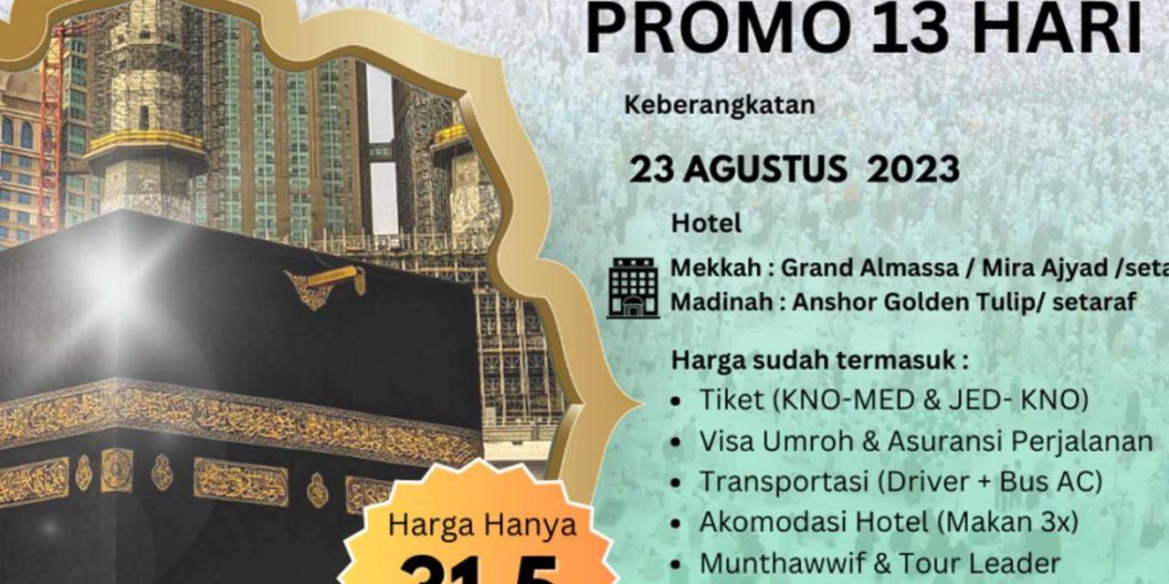 Paket Umroh Promo 13 Hari