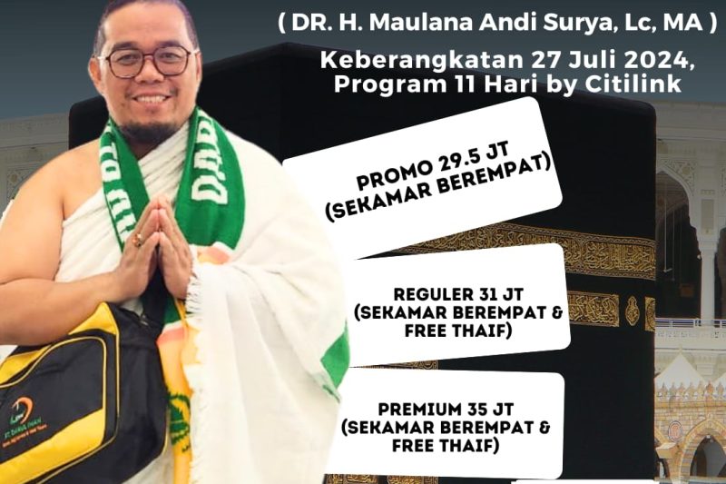 Keberangkatan 27 Juli 2024, Program 11 Hari