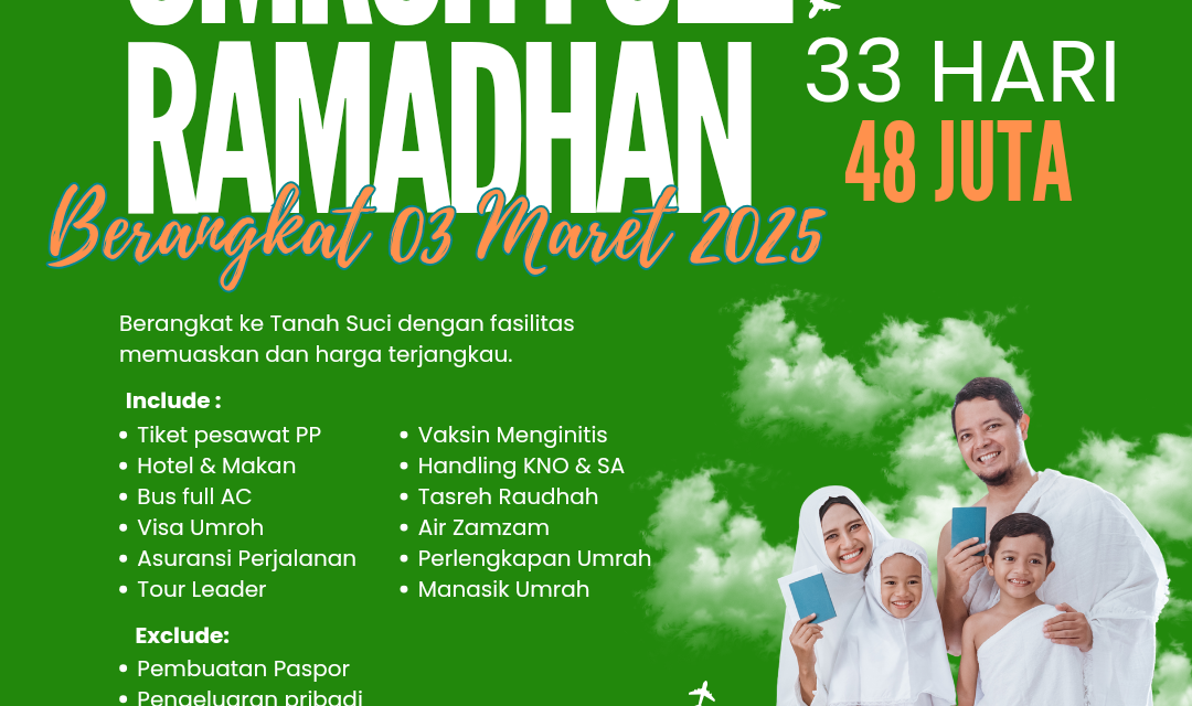 UMROH FULL RAMADHAN 33 HARI