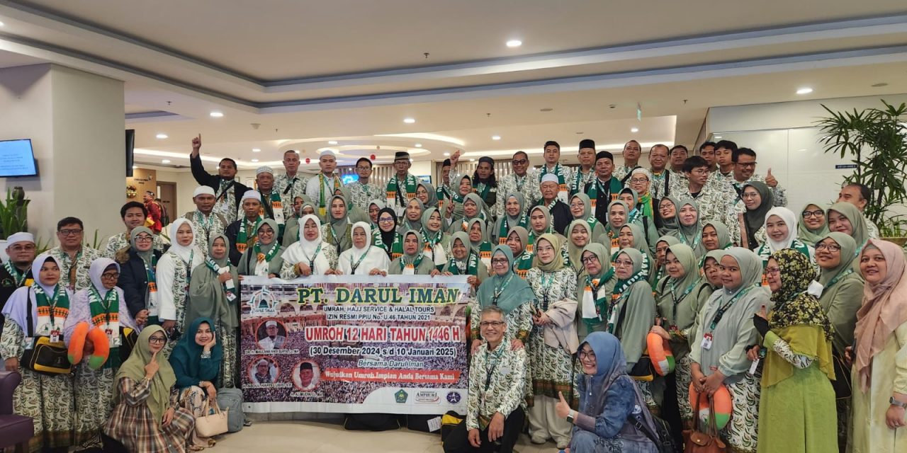 Umrah Liburan Akhir Tahun, Darul Iman Travel Berangkatkan 78 Jamaah