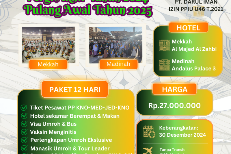 UMROH SUPER PROMO 12 HARI