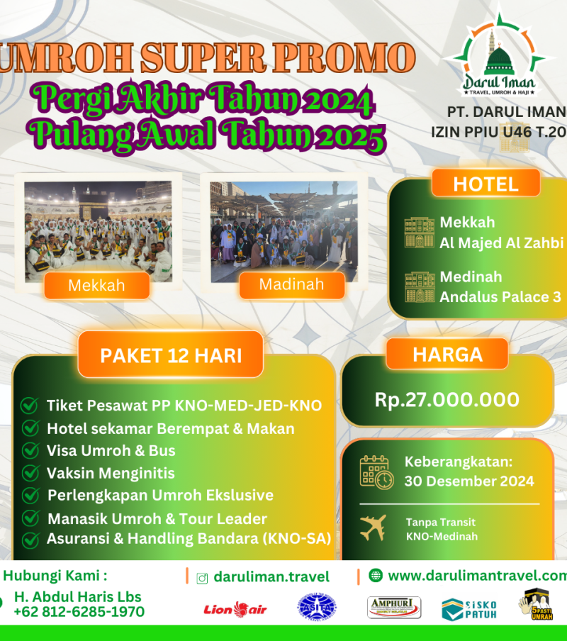 UMROH SUPER PROMO 12 HARI