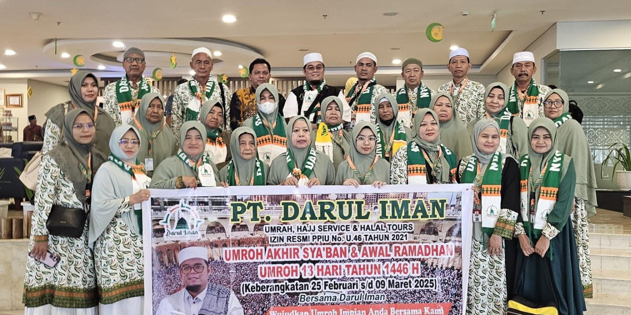Darul Iman Travel Memberangkatkan Jamaah Umrah Program Akhir Sya’ban & Awal Ramadhan